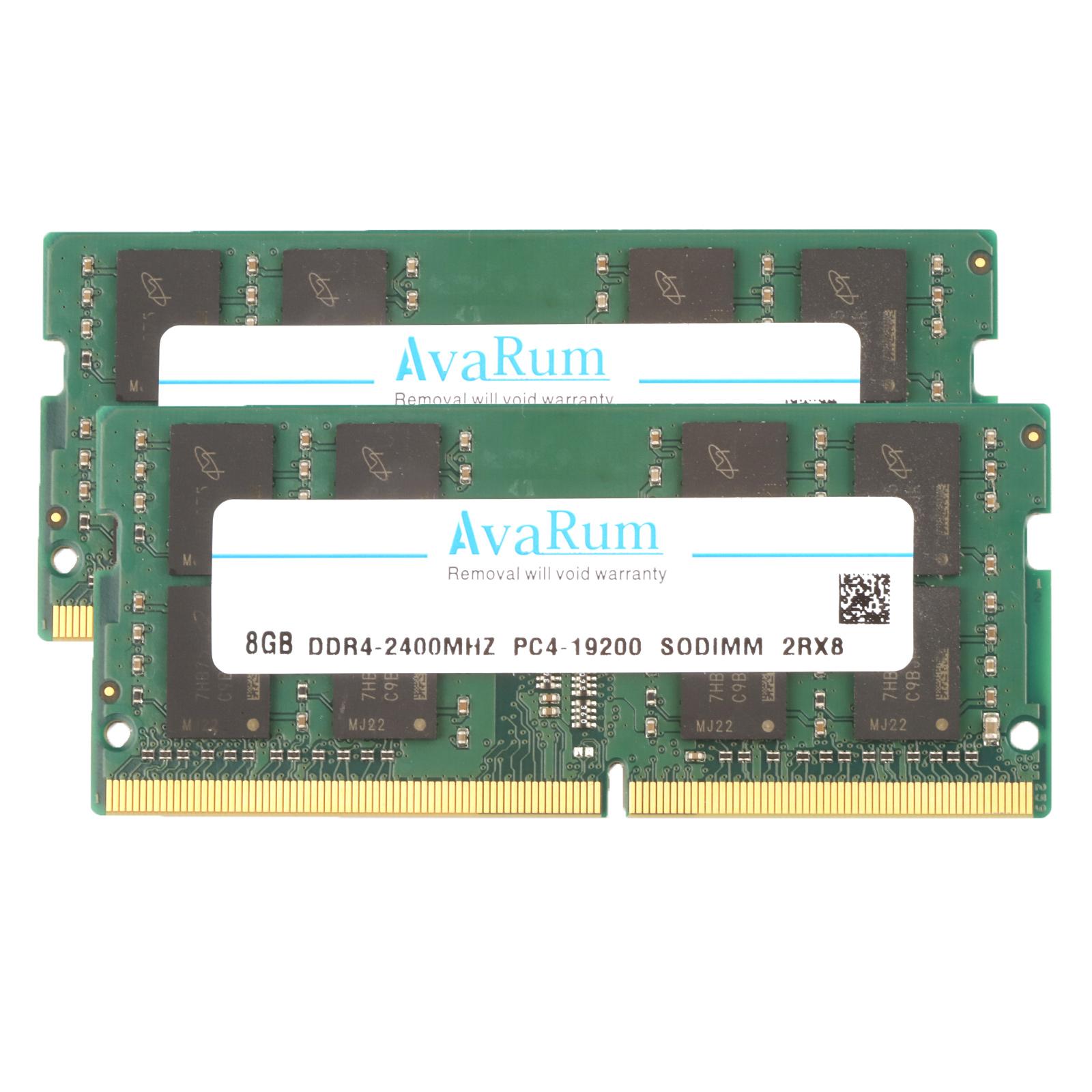 Avarum RAM equal to 16GB (2 x 8GB) 260-Pin DDR4 SO-DIMM DDR4 2400 (PC4 19200) Notebook Memory Model CT2K8G4SFD824A