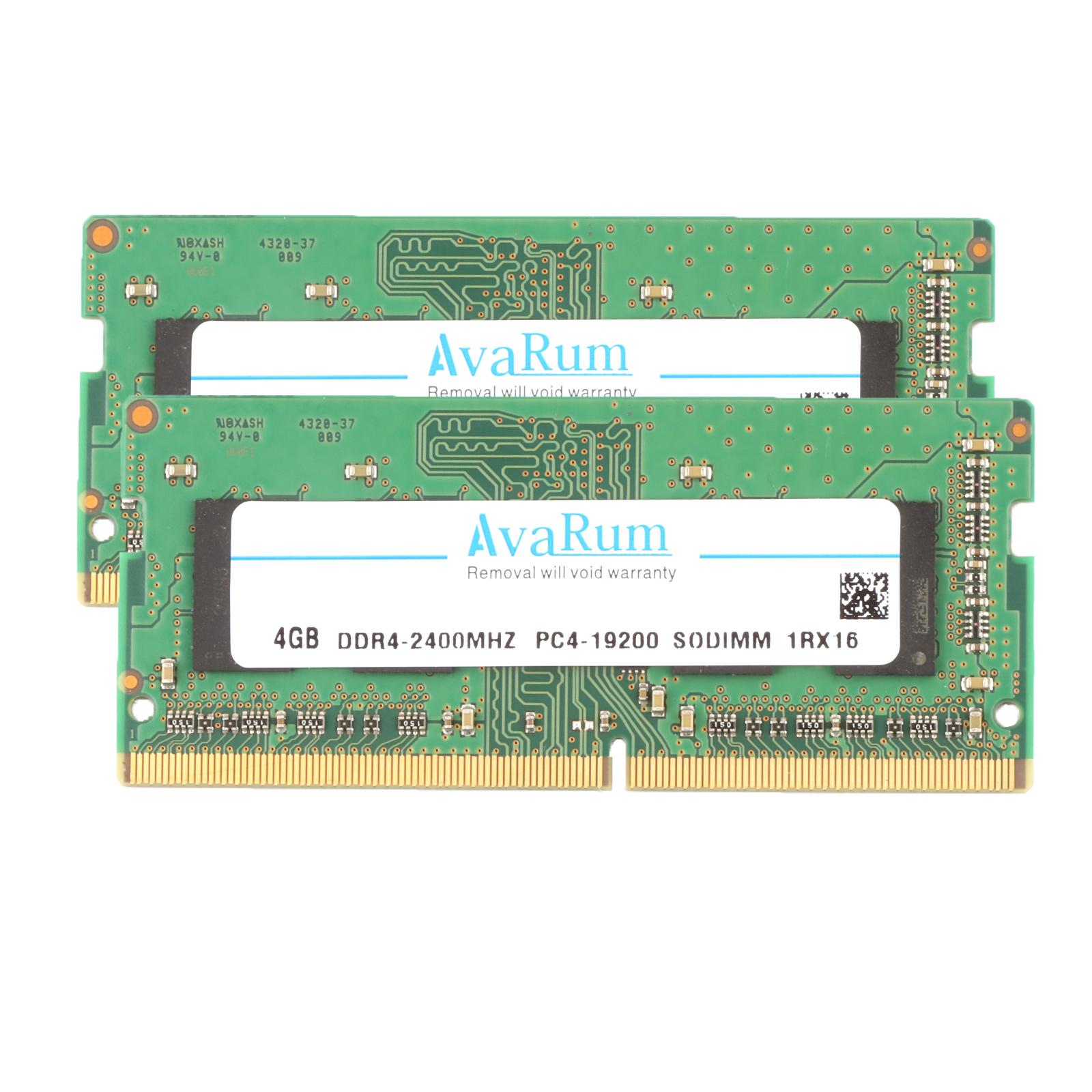 Avarum RAM equal to 8GB Kit (2x4GB) DDR4-2400 SODIMM CT2K4G4SFS624A