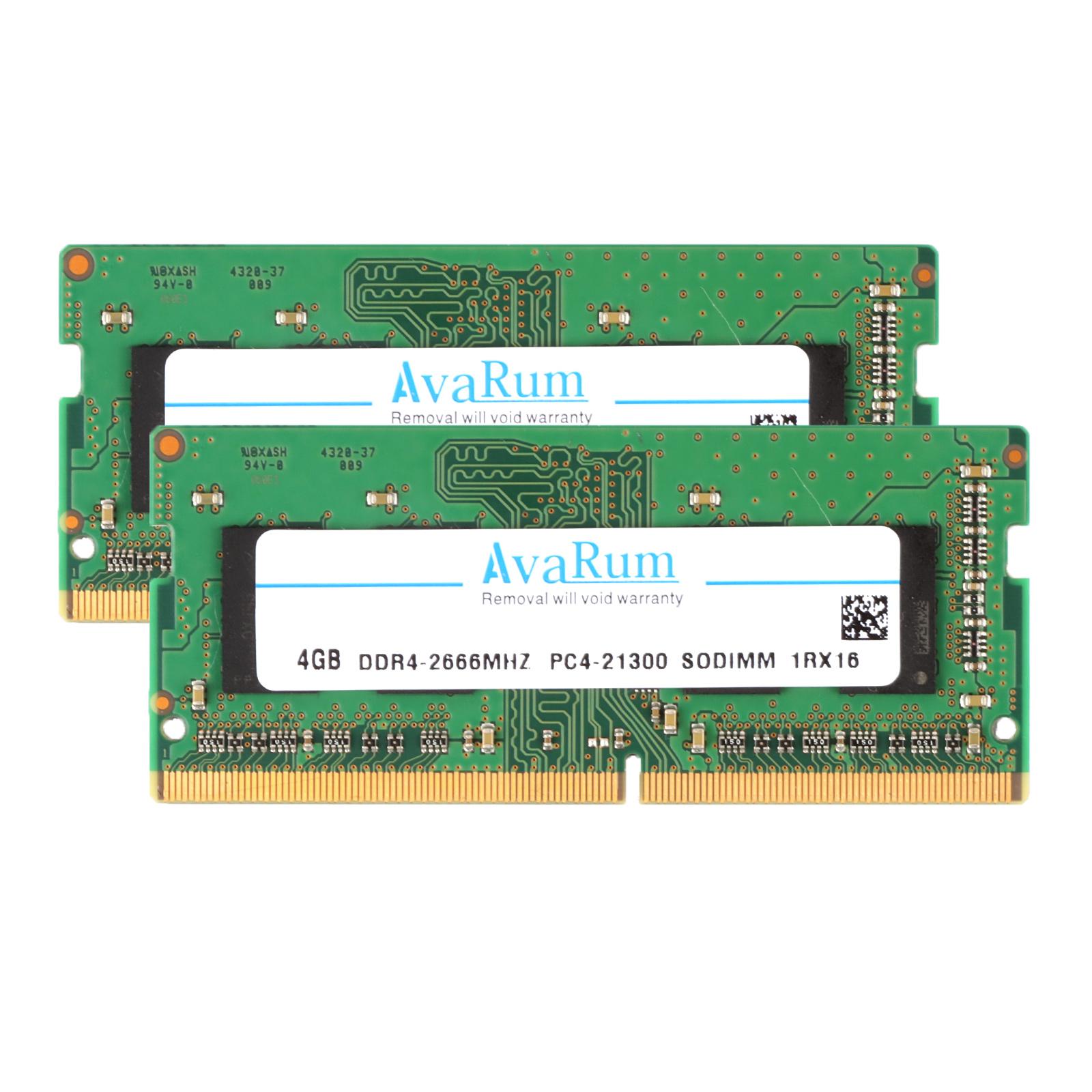 Avarum RAM equal to 8GB Kit (4GBx2) DDR4 2666 MT/s (PC4-21300) CL19 x8 SODIMM 260-Pin Memory — CT2K4G4SFS8266