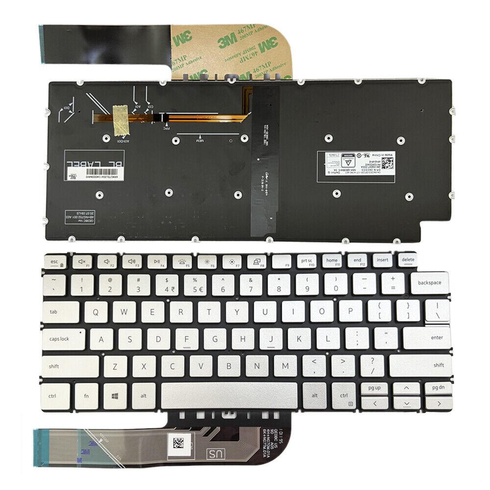 KeyboarUS With Backlit Silver  for DELL  LatituDE 3301 3410  490.0GD07.0D0A