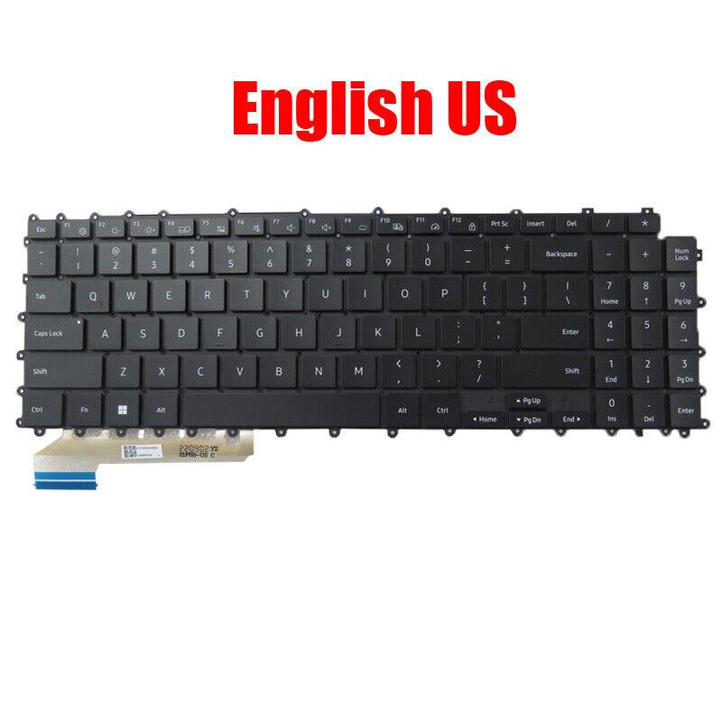 US Keyboard For Samsung NP950QDB-KB1US NP950QDB-KB3US BA98-02809B Black