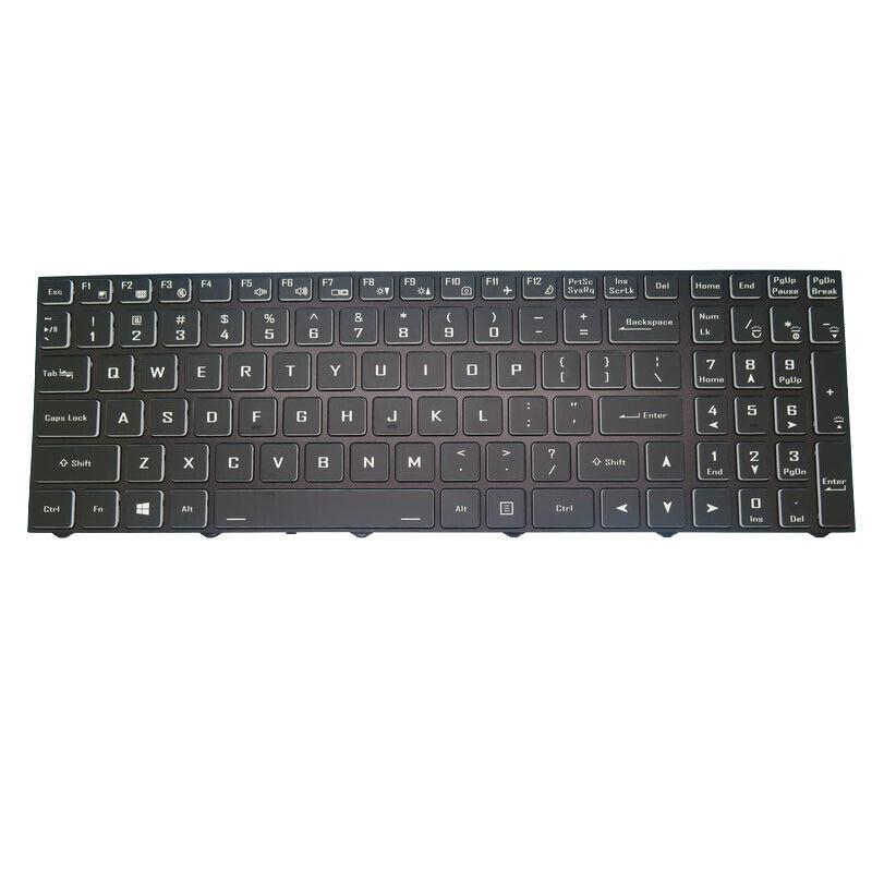 US Keyboard For Sager NP6875 NP6876 NP6876-S NP6877BQ NP6877CQ NP6877EQ Backlit