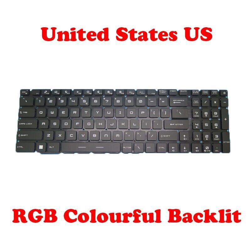 RGB Backlit Keyboard For MSI GE76 GP76 10U 11U 12U WE76 GS76 Stealth 17M English