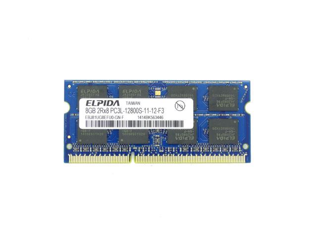 ELPIDA 8GB 204-Pin 1.35V DDR3L SODIMM Memory — EBJ81UG8EFU0-GN-F OEM NEW