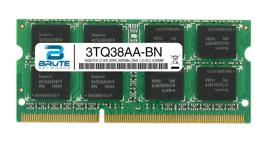 16GB DDR4-2666 ECC SODIMM PC4-21300 (HPE Compatible)