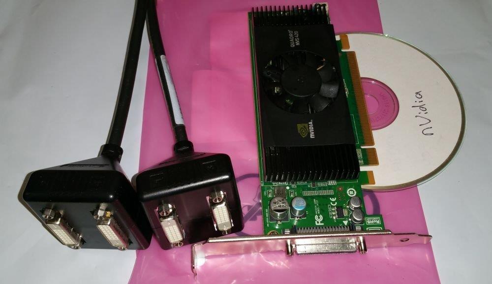 nVidia Quadro NVS 420 NVS420 512MB Quad Display 4 Monitor Professional Video Card