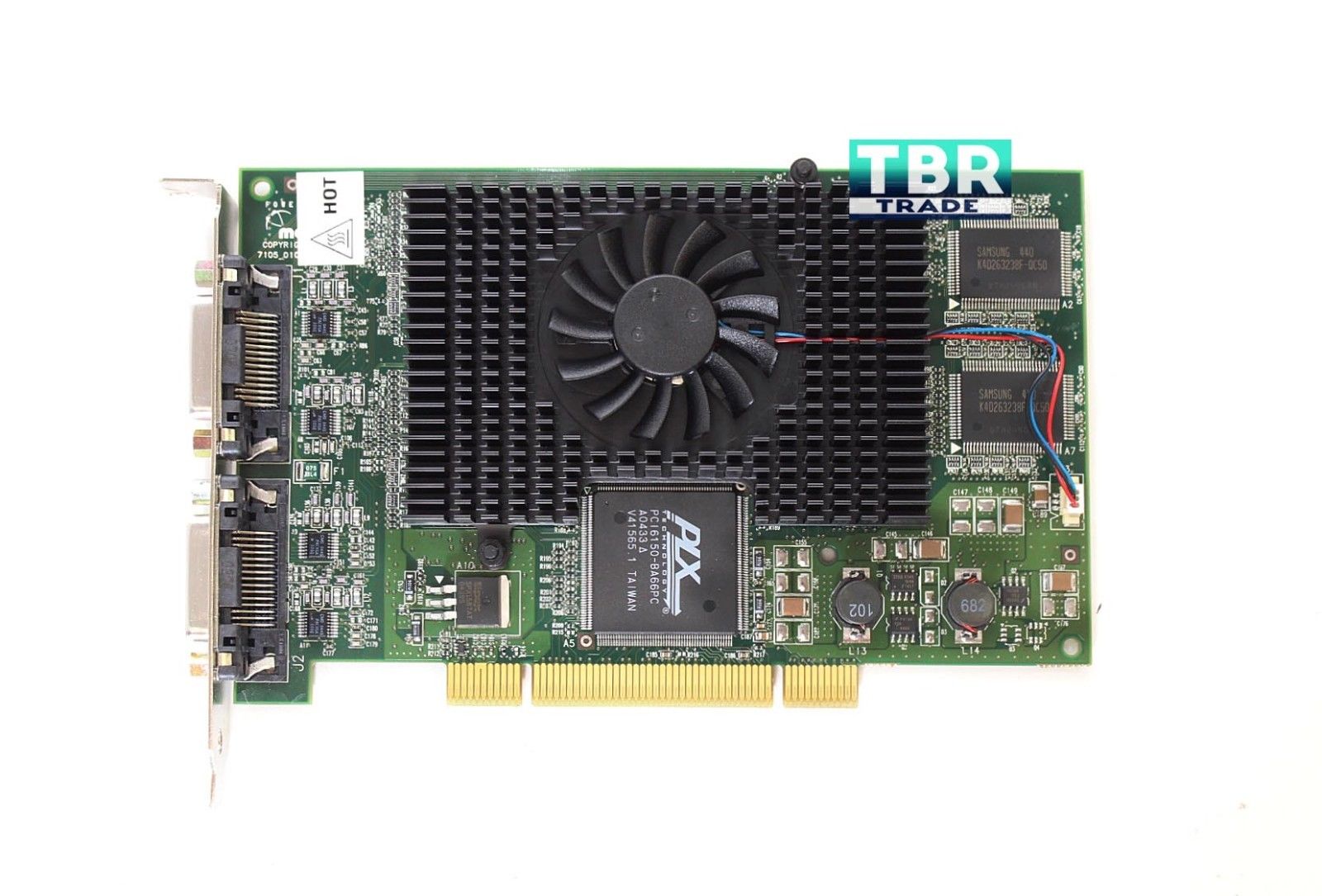 Matrox G45X4QUAD-B G450 Video Graphics Card X4 PCI 2x LFH60 4xDVI Digital