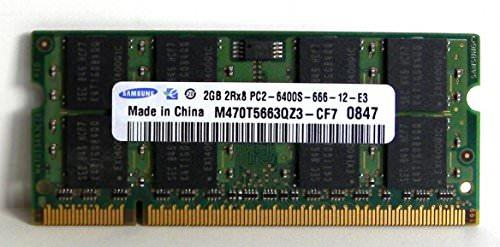 2.0GB (2048MB) Samsung Original PC2-6400 DDR2 800MHz SO-DIMM 200 Pin Memory Module