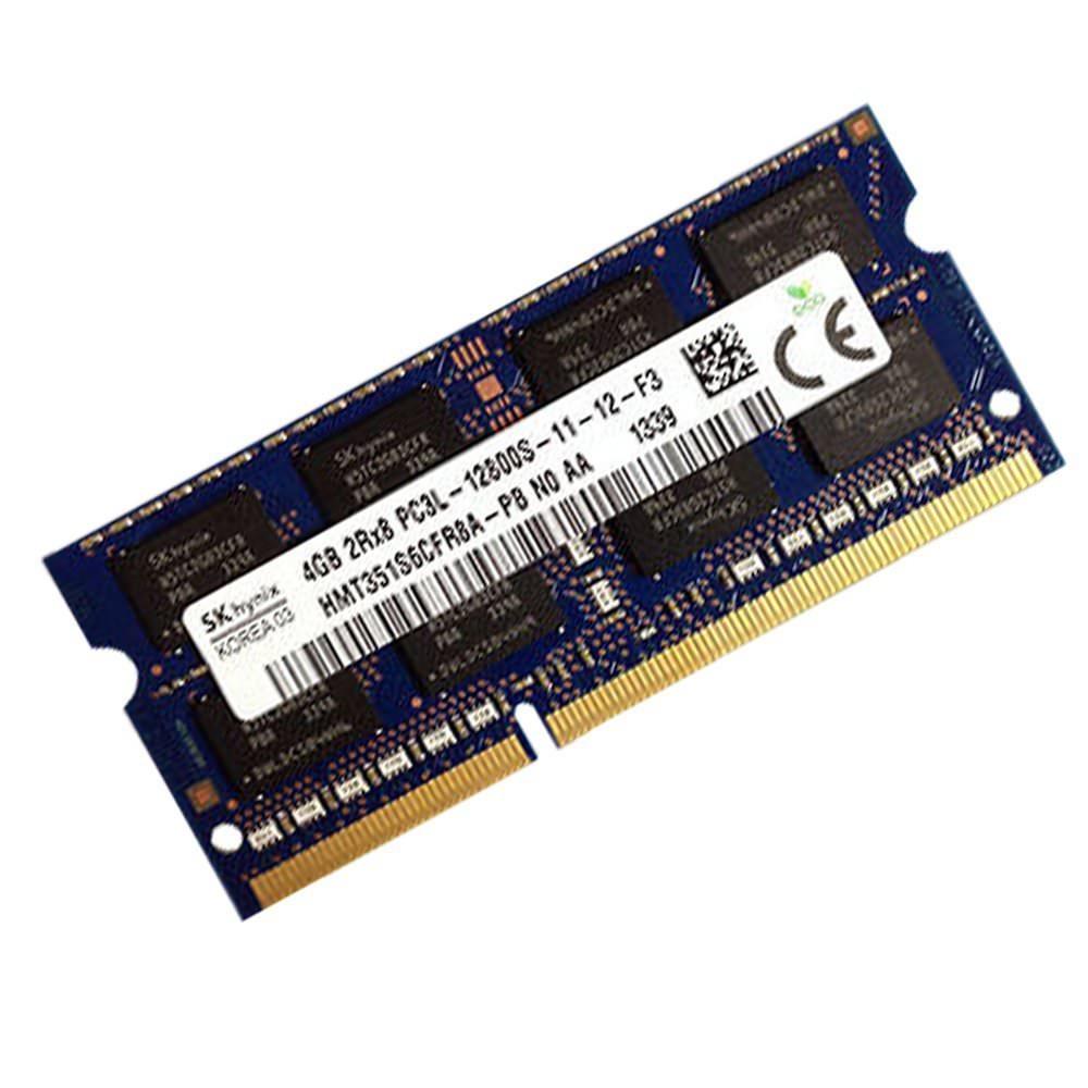 Hynix 4GB PC3-12800 DDR3-1600MHz non-ECC Unbuffered CL11 204-Pin SoDimm 1.35V Low Voltage Dual Rank Memory Module Mfr P/N HMT351S6CFR8A-PB