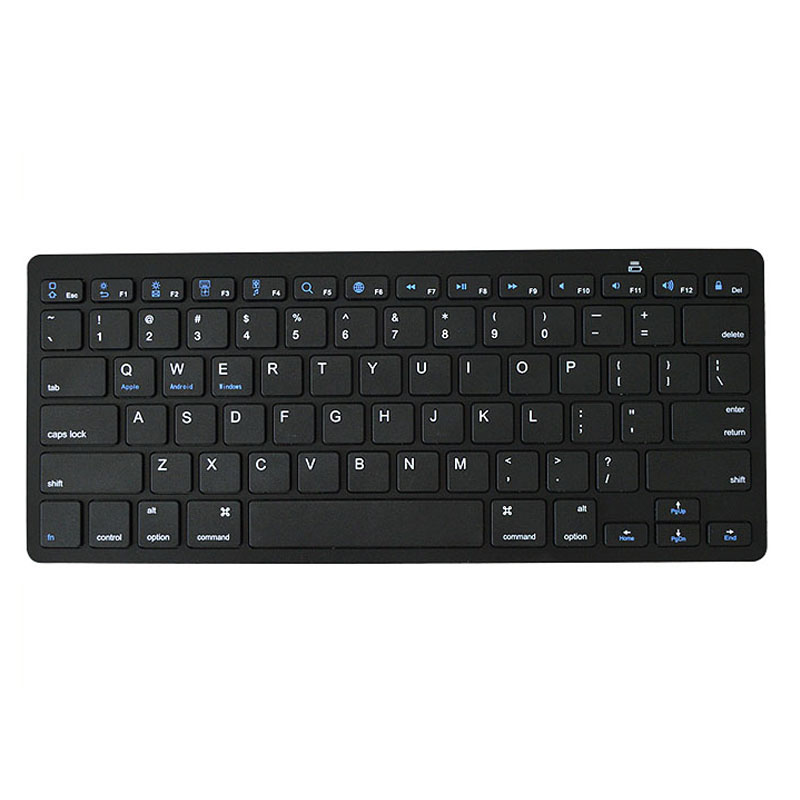 Ultra Slim Bluetooth Keyboard ipad Keyboard Mini Wireless Keyboard 78 Keys For Windows OS/Apple Mac/Android System