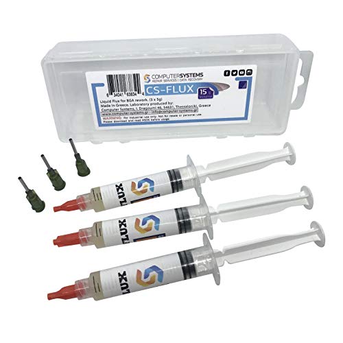 CS-FLUX reballing Low viscosity liquid flux for BGA component rework reflow 15g . Ideal for VGA GPU repairs