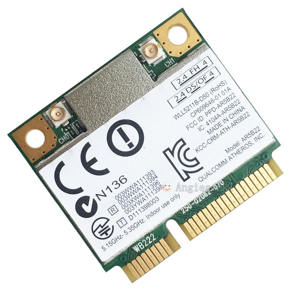 Atheros AR9462 AR5B22 Mini PCI-E 802.11N WIFI WLAN CARD Bluetooth 4.0 2.4 & 5Ghz