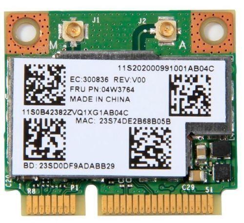 BCM943228HMB 802.11N 2.4/5GHz+Bluetooth4.0 PCI E Wi-Fi Card FRU:04W3764 TESTED