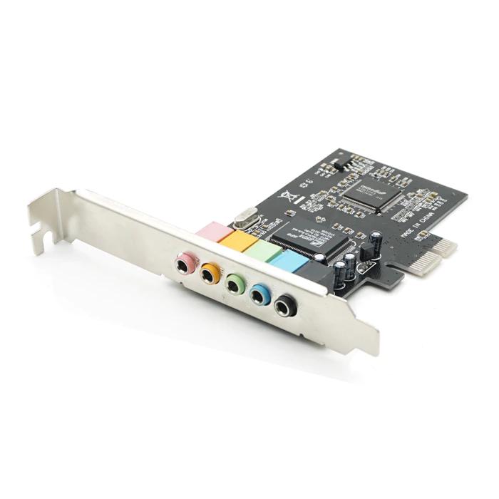 PCI Express PCI-E 5.1ch 6channels CMI8738 Audio Sound Card D5257A Fshow windows7/8