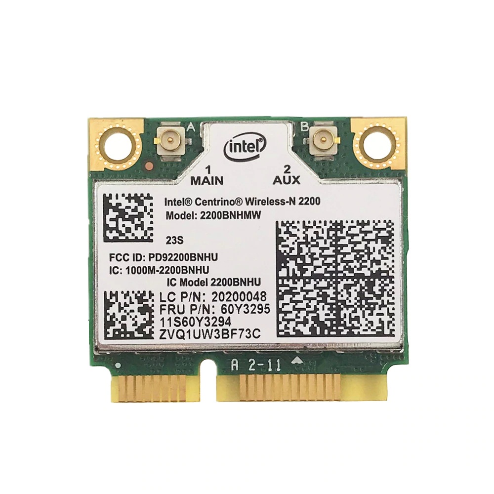 For Intel Wireless-N 2200 2200BNHMW T430 W530 T530 X230T wireless network mini pcie half card 60y3295 WIFI