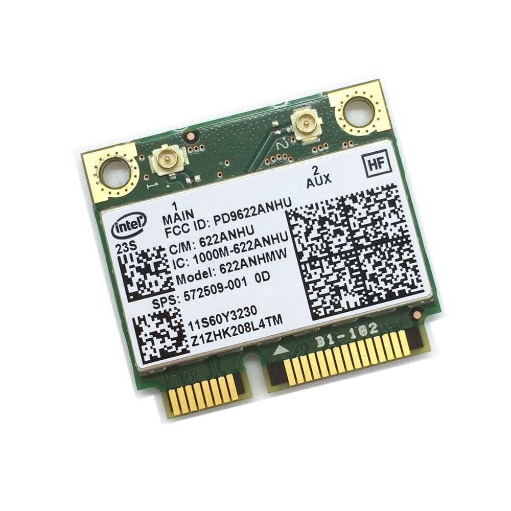 For Intel 6200 622ANHMW Wireless Card 300Mbps HP Lenovo 572509-001 60Y3231  T410 T410i T510 T510i W510 T410s X201 X201i X201s