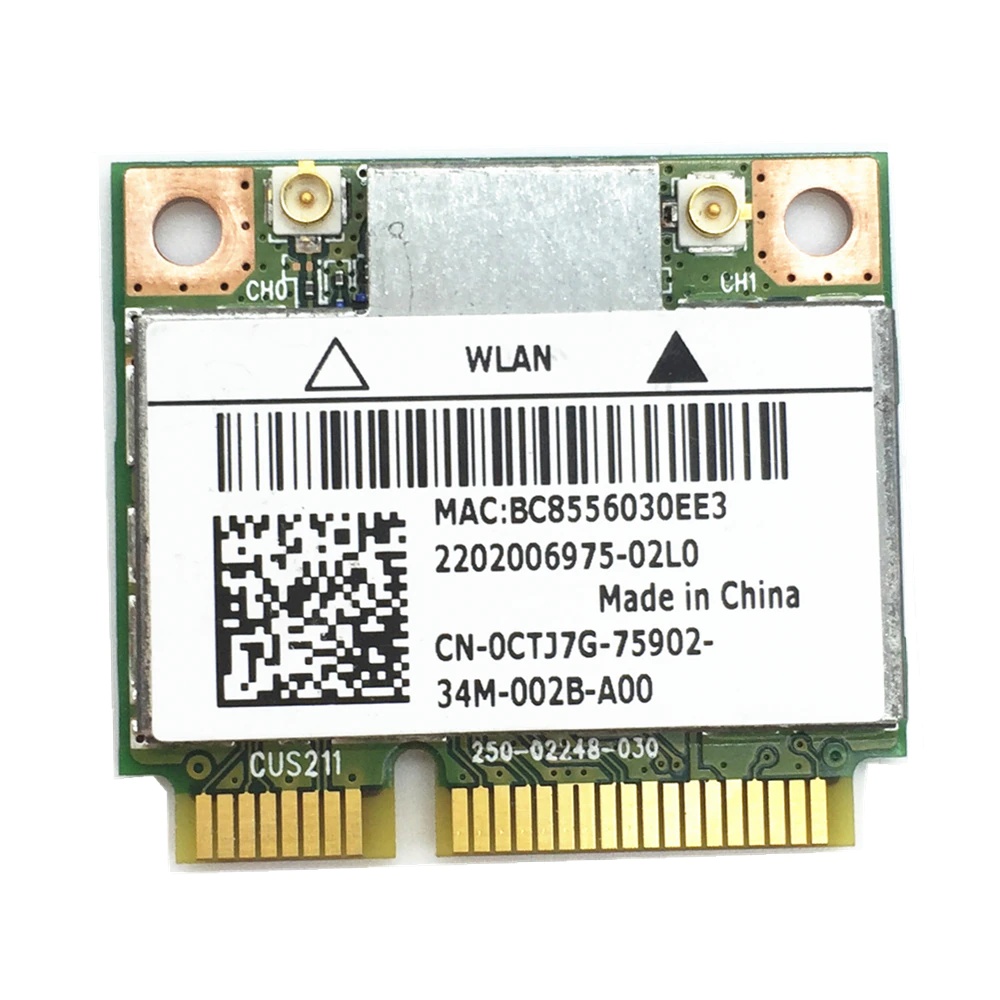 For N1202 AR5B22 WIFI wireless network card with Bluetooth 4.0 for  Alienware 14 17 18
