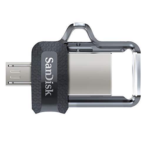 SanDisk 128GB Ultra Dual Drive m3.0 for Android Devices and Computers — microUSB, USB 3.0 — SDDD3-128G-G46