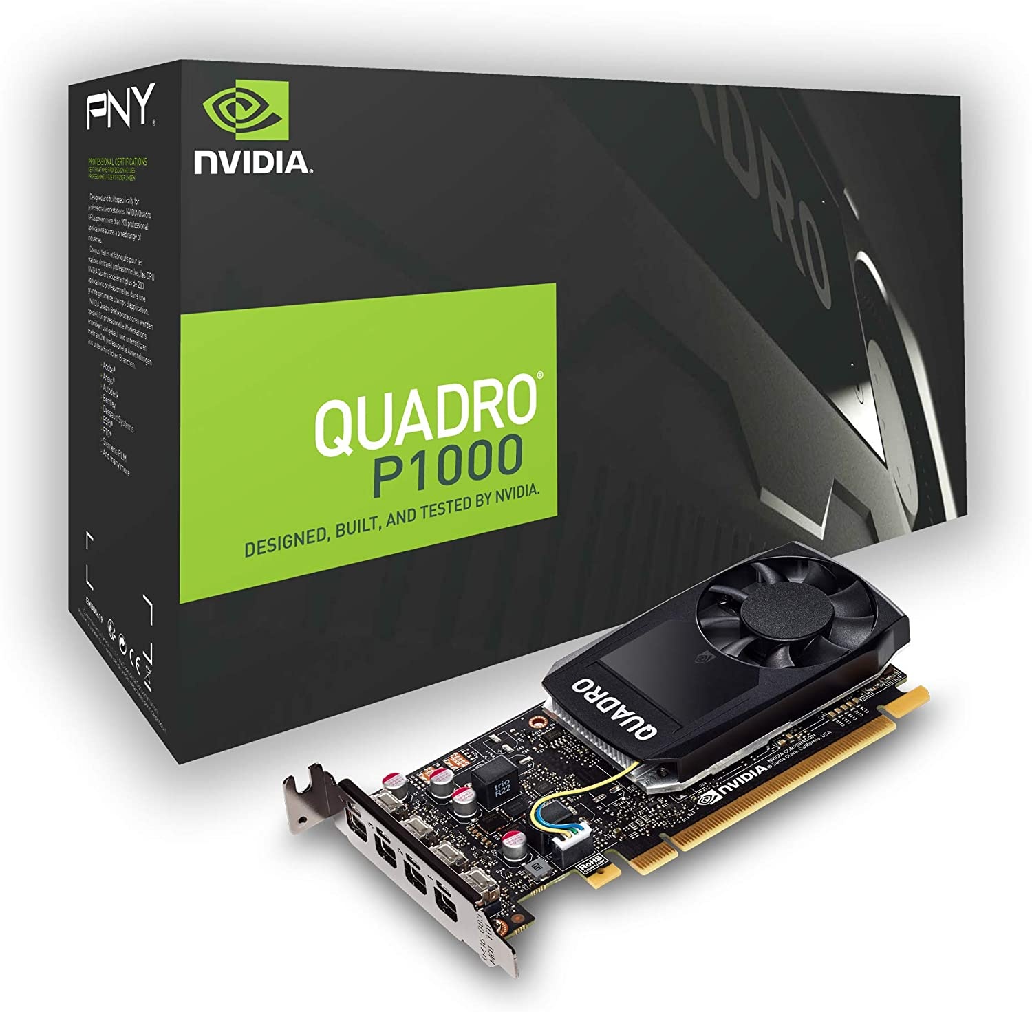 PNY QUADRO P1000 V2 LOWPROFILE DVI