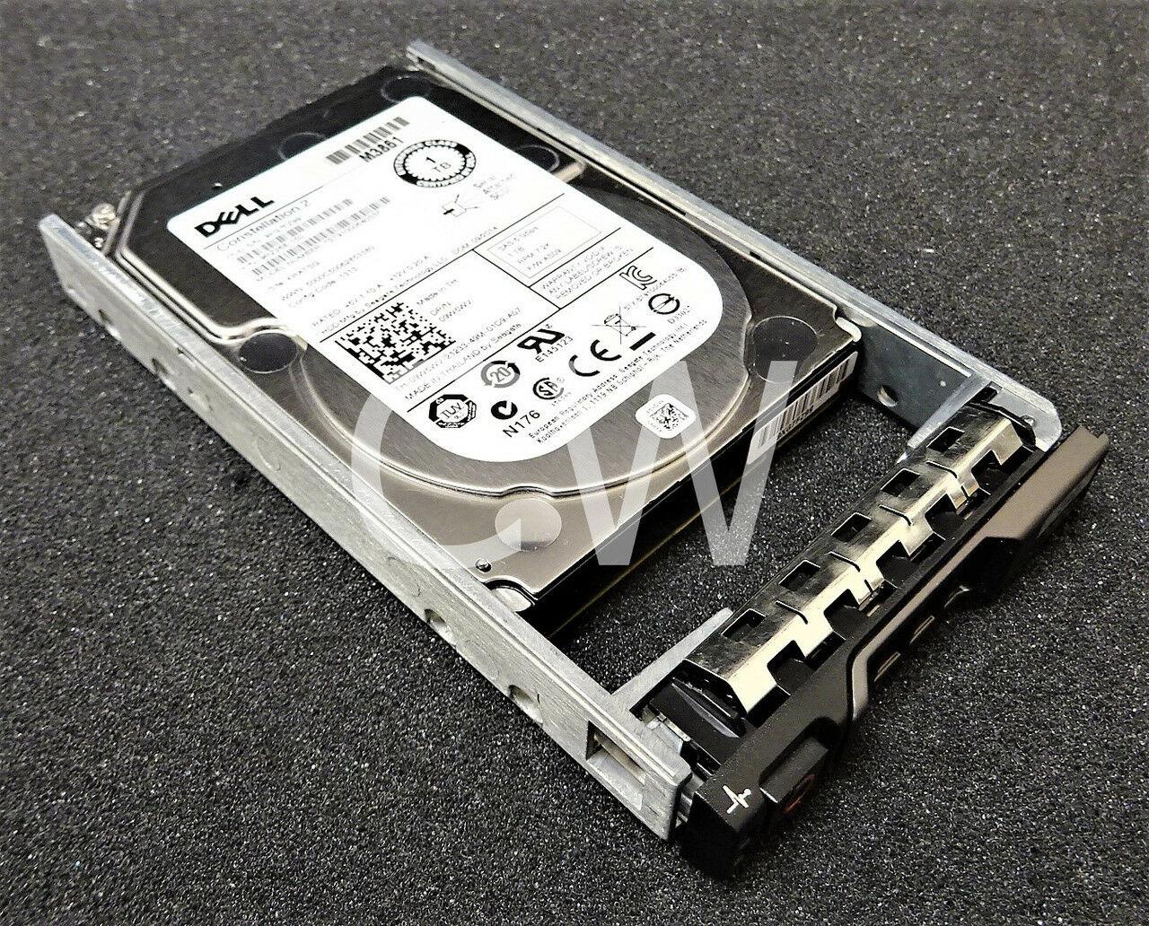 Dell 9W5WV 09W5WV 1TB 7.2K 6G 64MB 2.5″ SFF SAS Hard Drive ST91000640SS W/ Tray
