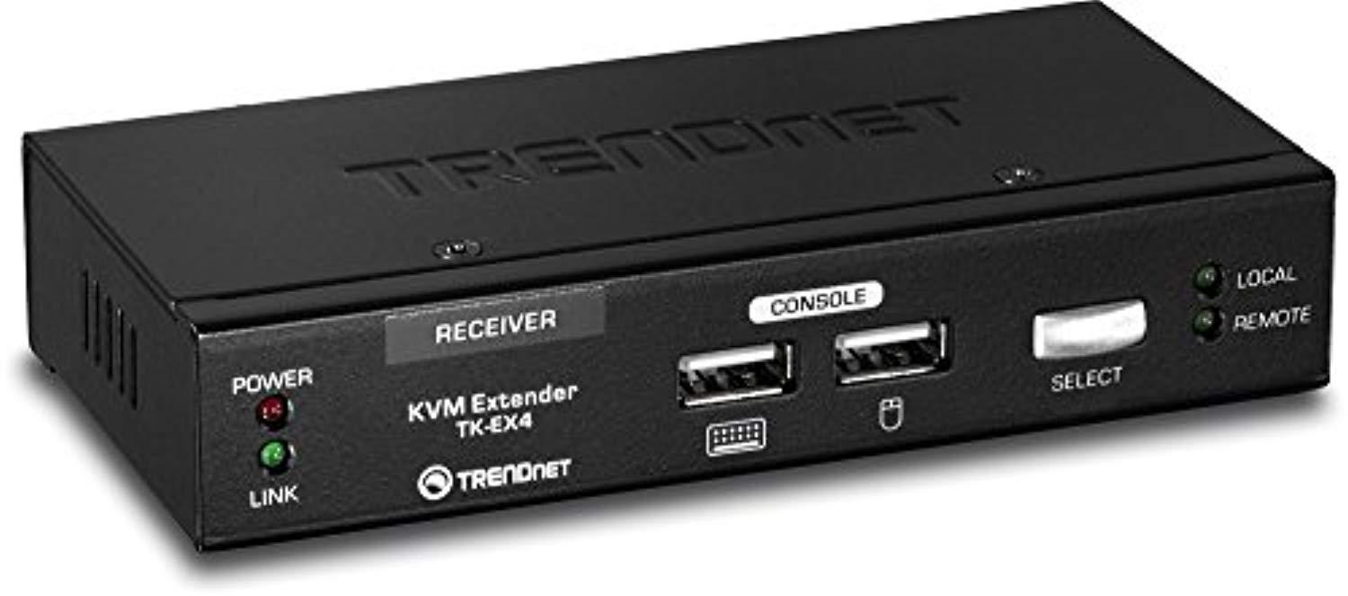 trendnet 1080p kvm console extension kit up to 100 meters (328 ft.), tk-ex4