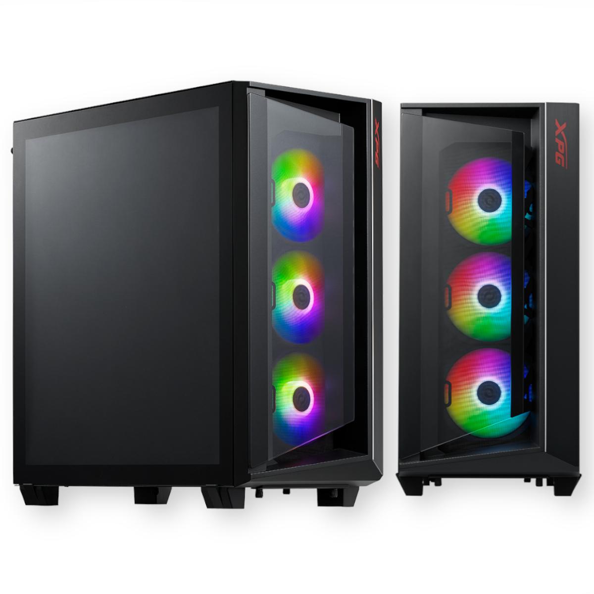 XPG CRUISER ATX Super Mid Tower Chassis Black -CRUISERST-BKCWW