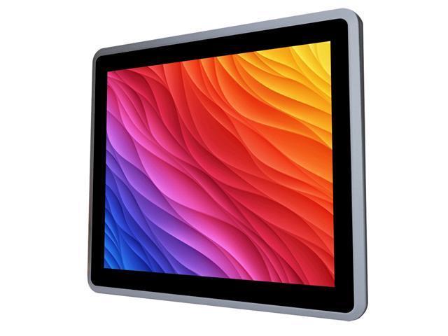 HUNSN 17 Inch Industrial IP65 Front Panel PC, I3 10110U, PX04, Multi Touch Resistance Touch Screen, Windows 11 or Linux Ubuntu, TPM2.0, 9-36V 2Pin Phoenix, 2 x COM, HDMI, 2 x LAN, 8G RAM, 128G SSD