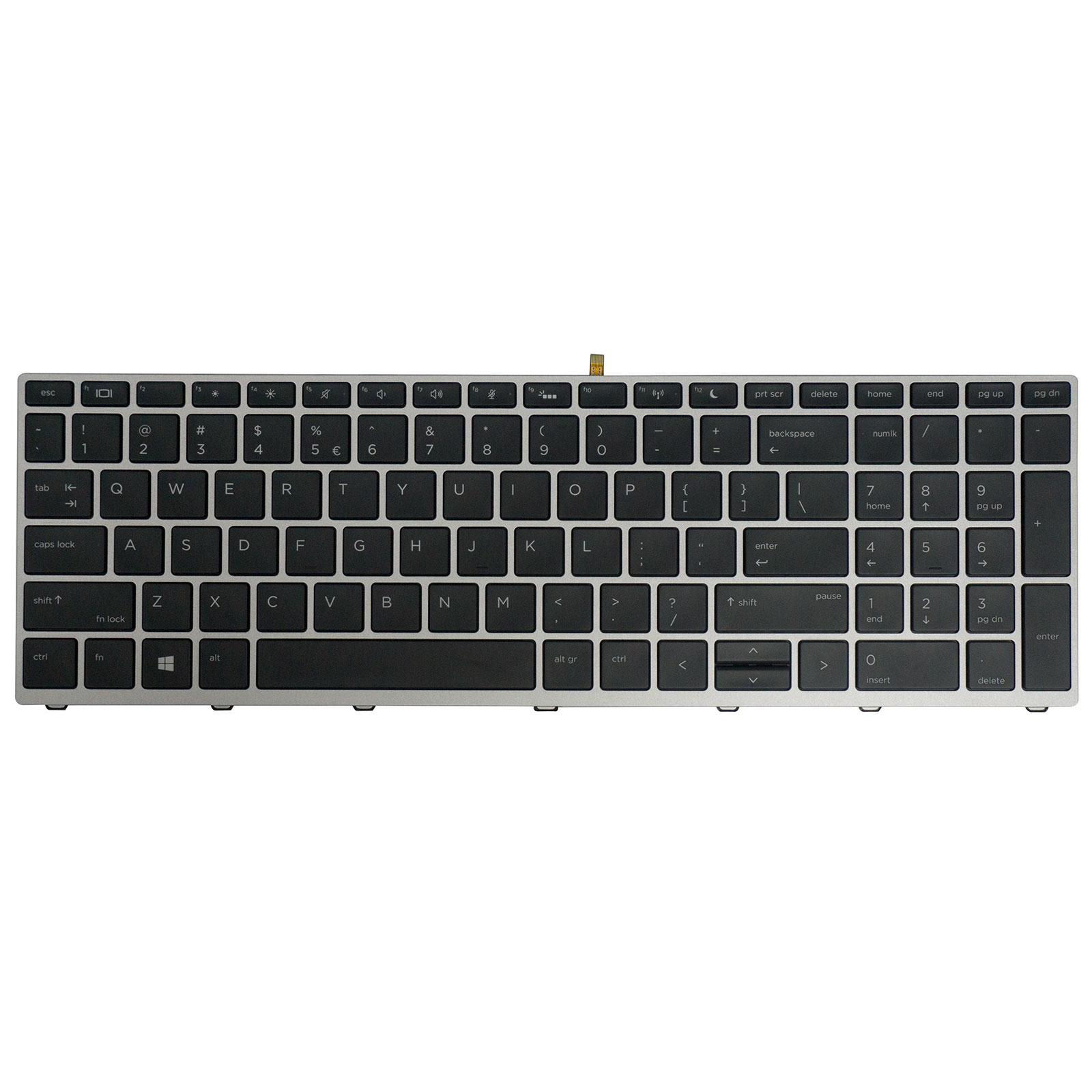 AUTENS Keyboard for HP ProBook 450 G5, 455 G5, 470 G5, 650 G4, 650 G5, 655 G4, 655 G5 Laptop Silver Frame Backlight No Pointer, US Laptop Keyboard Replacement