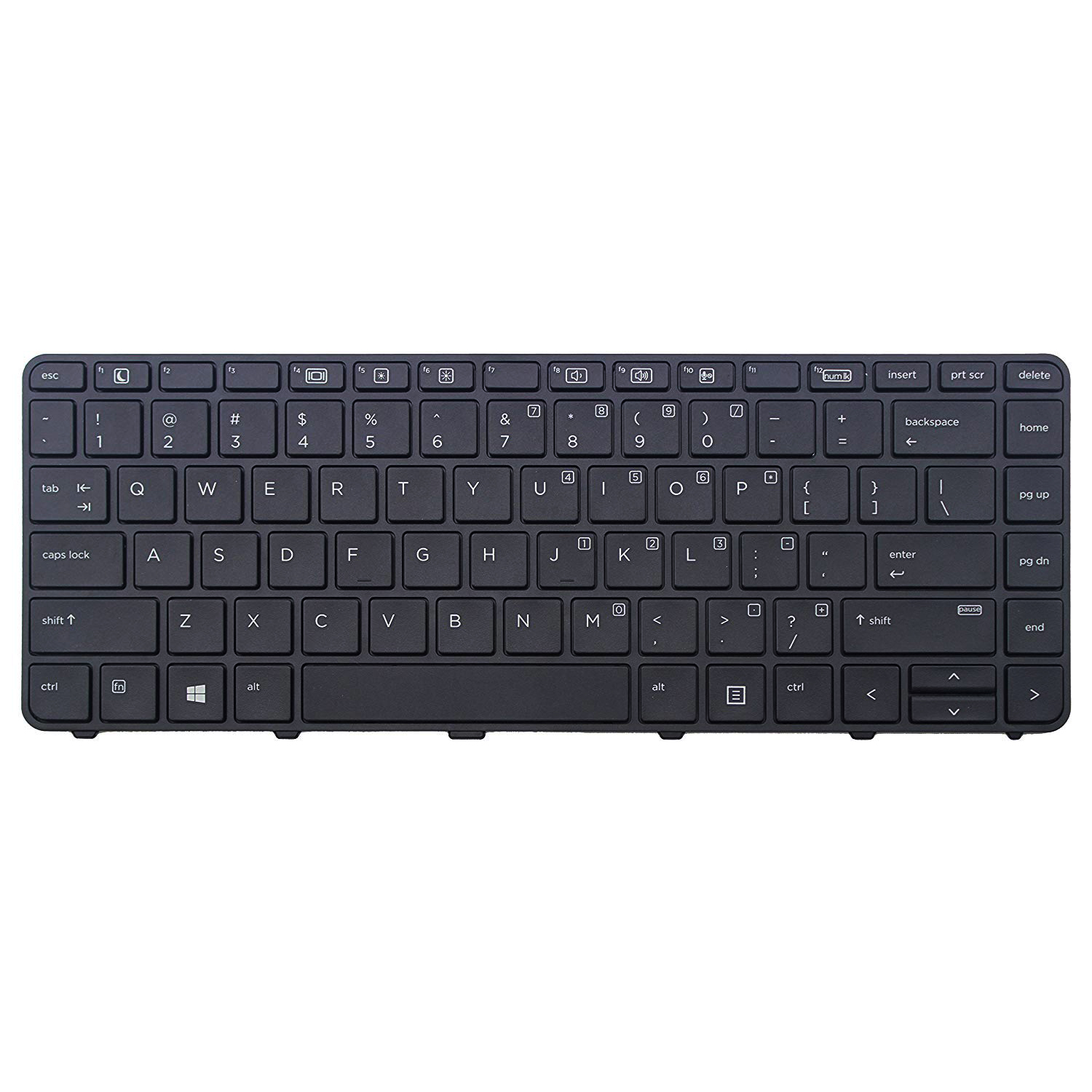 AUTENS Keyboard for HP Probook 430 G3, 430 G4, 440 G3, 440 G4, 445 G3, 640 G2, 645 G2 Laptop (No Backlight), US Laptop Keyboard Replacement