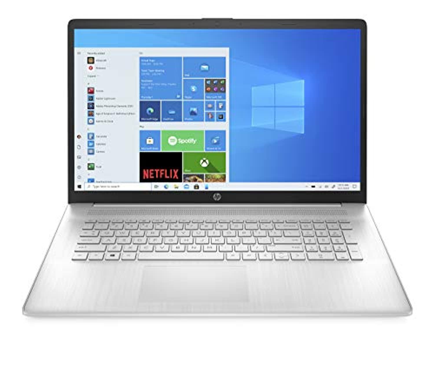 HP 17-inch Laptop, 11th Generation Intel Core i5-1135G7, Intel Iris Xe Graphics, 8 GB RAM, 256 GB SSD, Windows 11 Home (17-cn0025nr,Natural Silver) (17-cn0025nr)