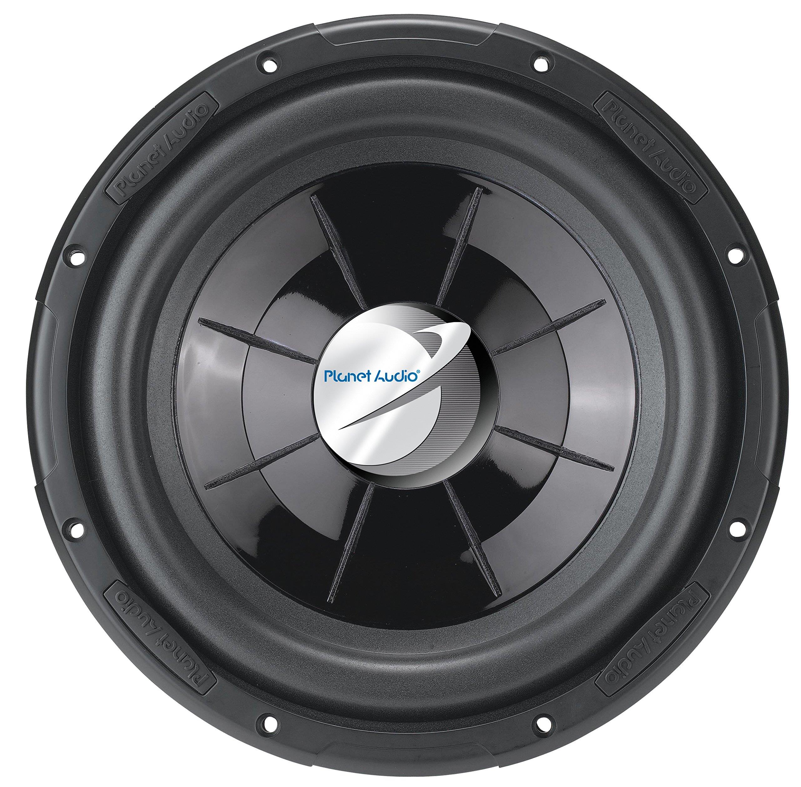 Planet Audio PX10 10 Inch Car Subwoofer — 800 Watts Maximum Power, Single 4 Ohm Voice Coil, Sold Individually