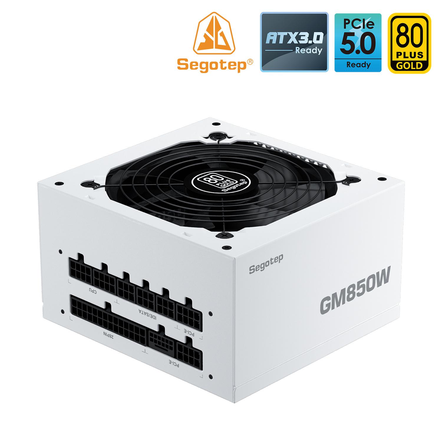Блок питания Segotep 850W 80 Plus Gold PCIe 5.0 — Тихая и Мощная система для гейминга