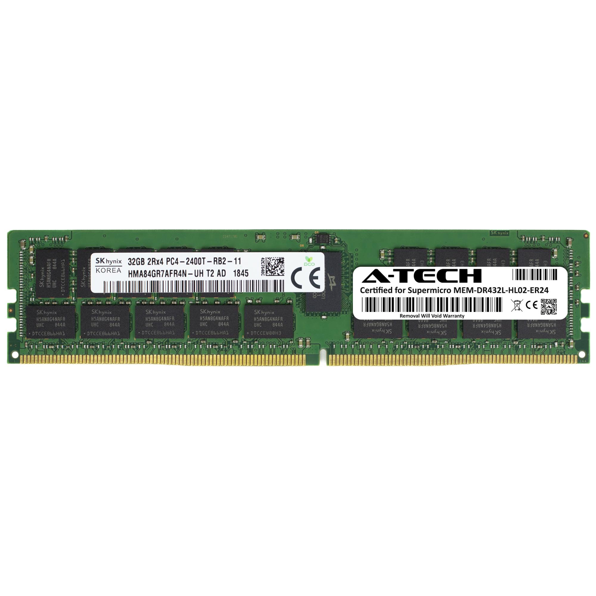 Supermicro Server Memory RAM 32GB DDR4 2400MHz ECC Registered