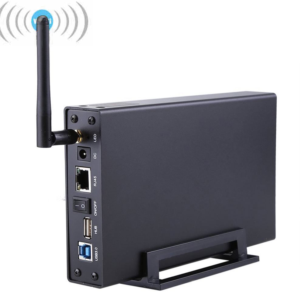 Wireless WiFi Repeater wifi storage High Speed Wifi Router HD Externo Sata to USB 3.0 WiFi Extender HDD Caddy 3.5″ HDD Case 3.0