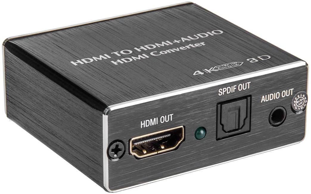 Адаптер HDMI Extractor/Splitter: 4K HDMI + Оптический SPDIF + 3.5mm AUX