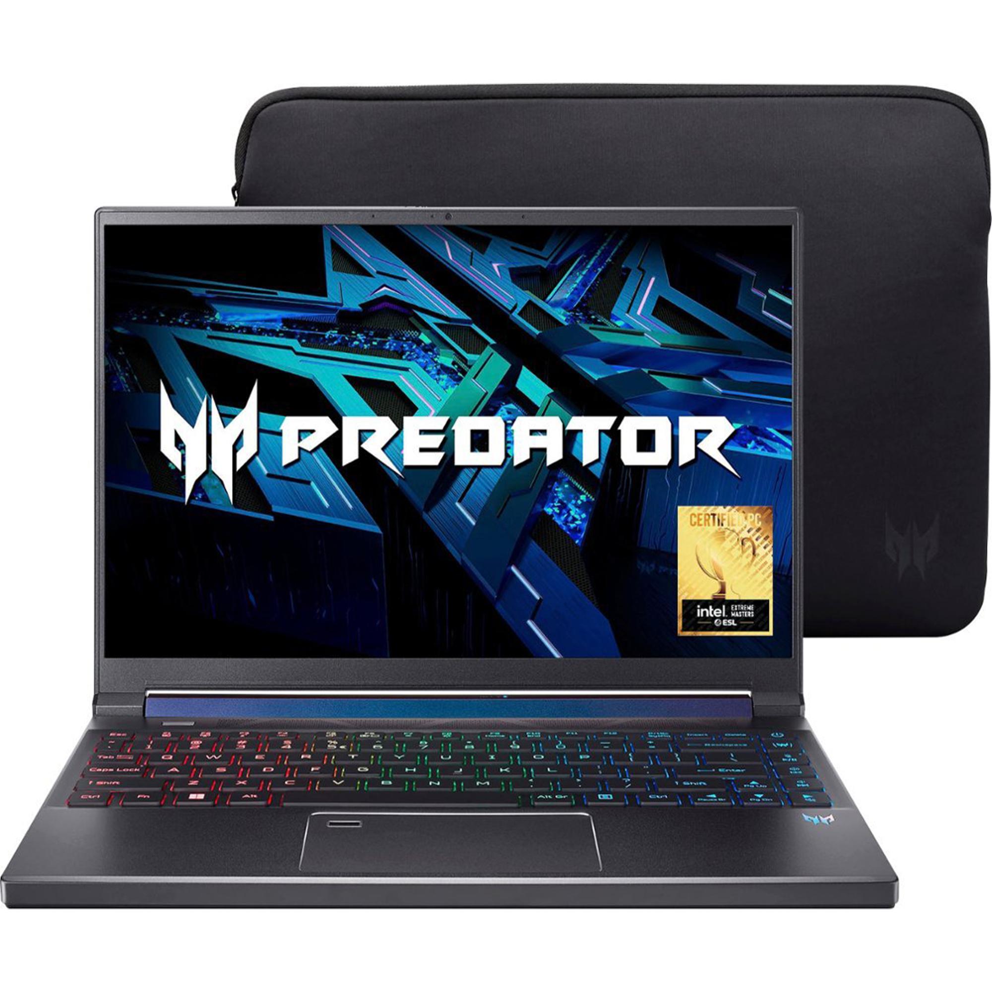 Acer Predator Triton 300 SE 14 Gaming Laptop 14″ FHD+ IPS 165Hz Display 12th Gen Intel 14-Core i7-12700H Processor 16GB RAM 2TB SSD GeForce RTX 3060 6GB RGB Backlit Fingerprint Thunderbolt Win11
