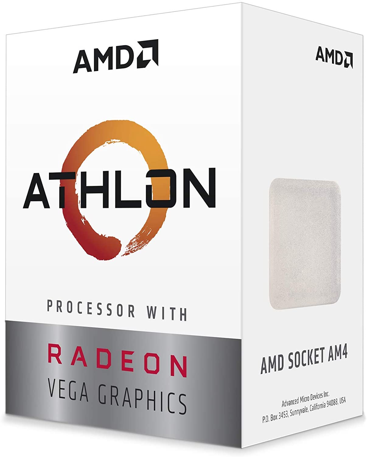 Процессор AMD Athlon 3000G Picasso Zen+ с графикой Vega 3