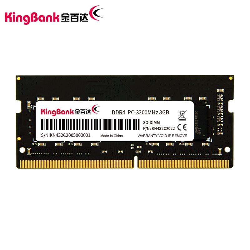 KINGBANK 16GB DDR4 3200 1.2v 260-Pin SO-DIMM Notebook memory module 16GB (2 x 8GB) Black
