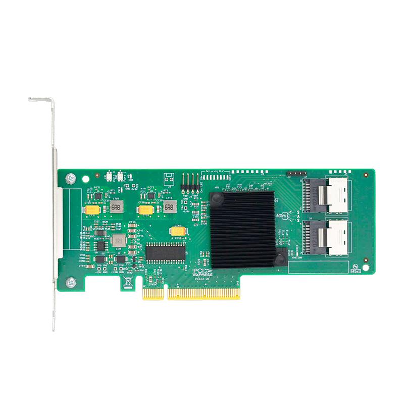 Контроллер RAID 6Gb/s PCIe x8 с 8 портами SATA/SAS (Поддержка RAID 5)