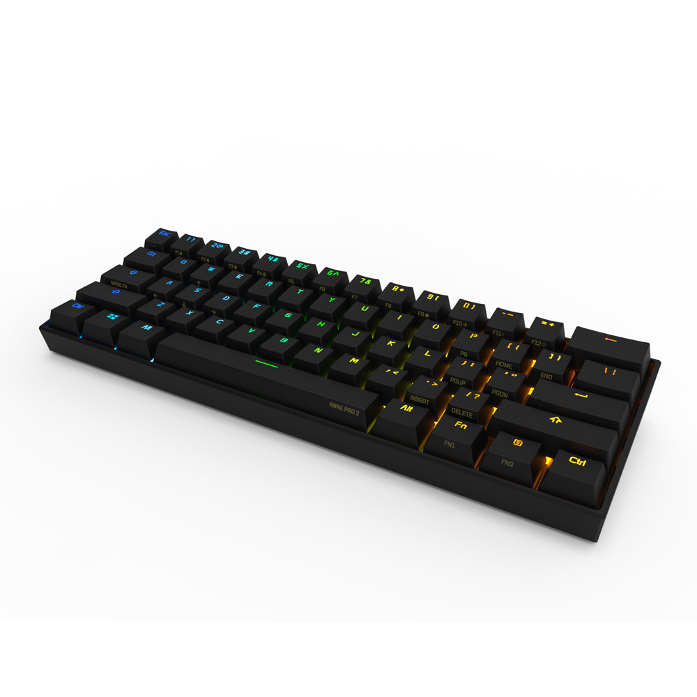 Механическая клавиатура Anne Pro 2 — программируемая RGB подсветка, Brown Switch