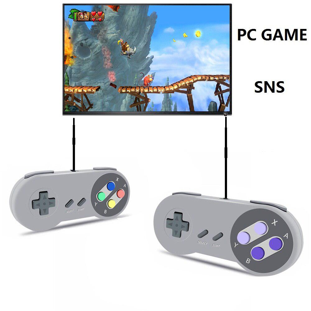 Gamepad Controller for Nintendo SNES PC MAC Computer Game Joystick Controller Universal  Game Pad Joystick