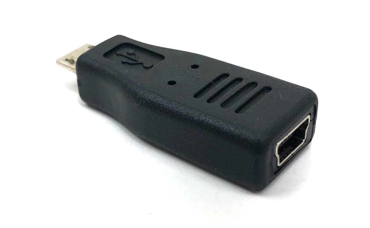 Micro USB-Male to Mini USB-Female 2.0 Adapter (G08-205FM)