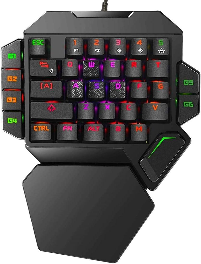 Игровая механическая клавиатура Cakce RGB One Handed