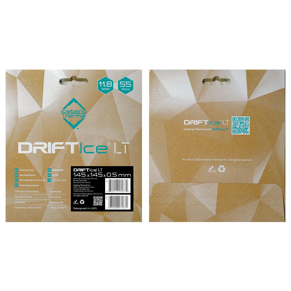 Iceberg Thermal DRIFTIce LT Thermal Pad 145mm x 145mm x 0.5 mm (11.8 W/mK)