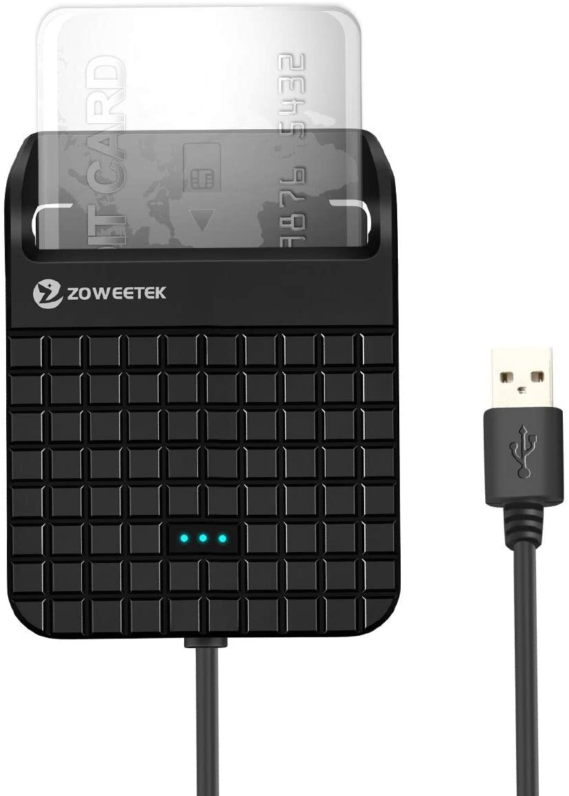 Recbot CAC Reader Smart Card Reader Military CAC Card Reader Compatible with Windows, Mac, MacBook Pro, Chromebook