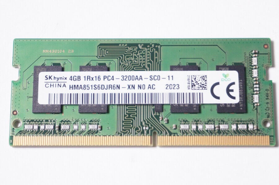 SK Hynix 4GB PC4-3200AA DDR4 3200Mhz SO-DIMM Memory HMA851S6DJR6N-XN