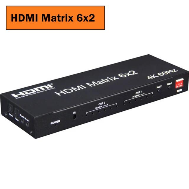 HDMI Matrix Switch 4×4: Переключатель HDMI с аудио и видео
