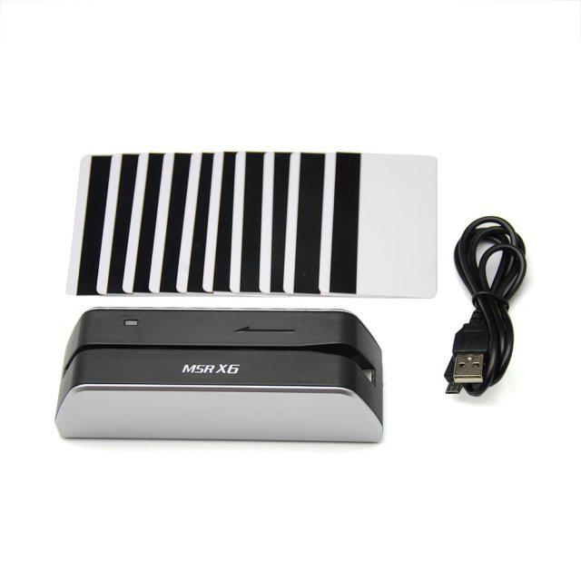MSR X6 MSR X6BT Bluetooth MSR605X 605X USB Magnetic Card Reader Mini Writer 3-Track USB  Compatiable for MSR206 MSR605