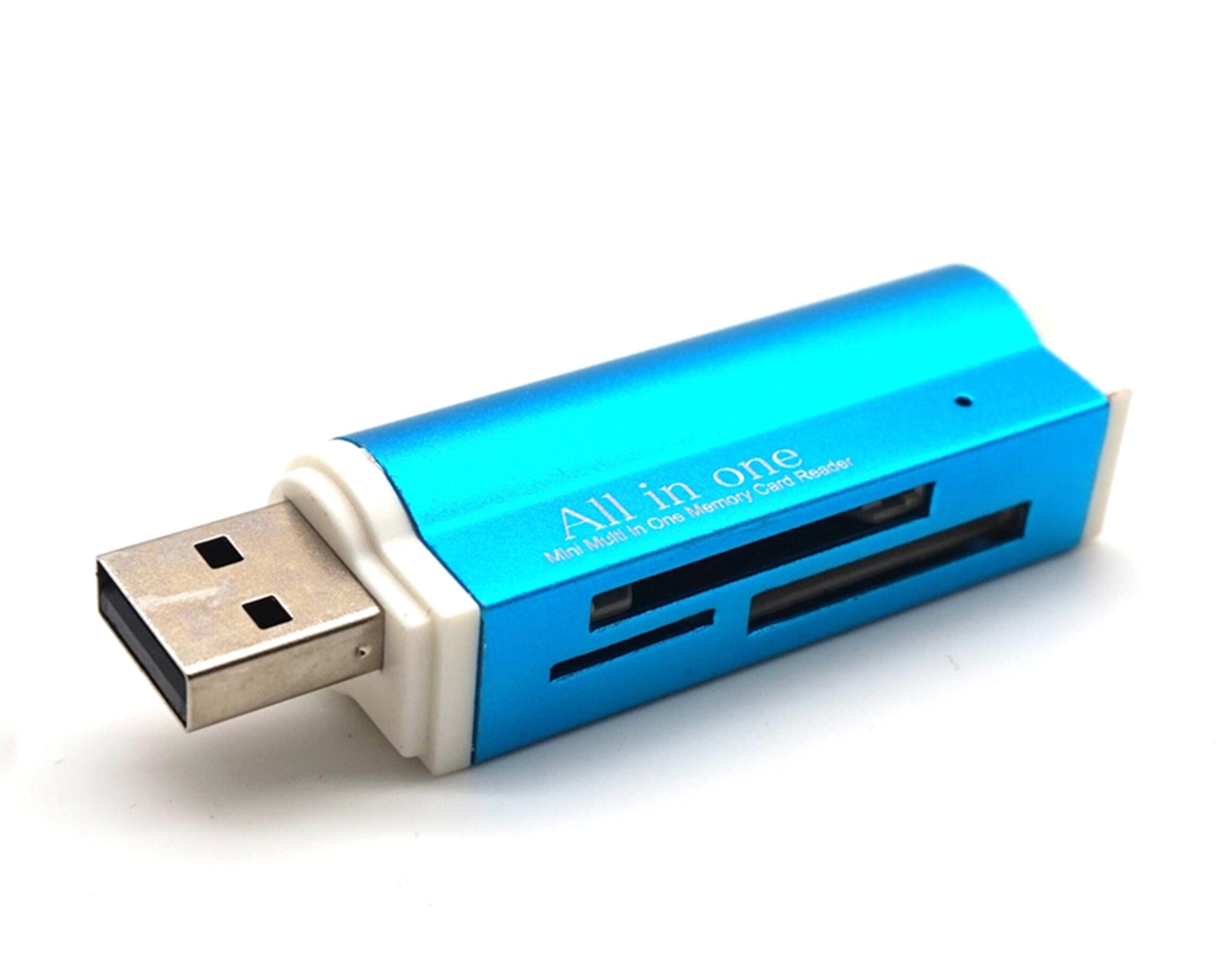 Weastlinks 2PCS 4 in 1 Micro USB 2.0 Memory Card Reader usb Adapter for Micro SD card TF M2 MMC MS PRO DUO Card Reader