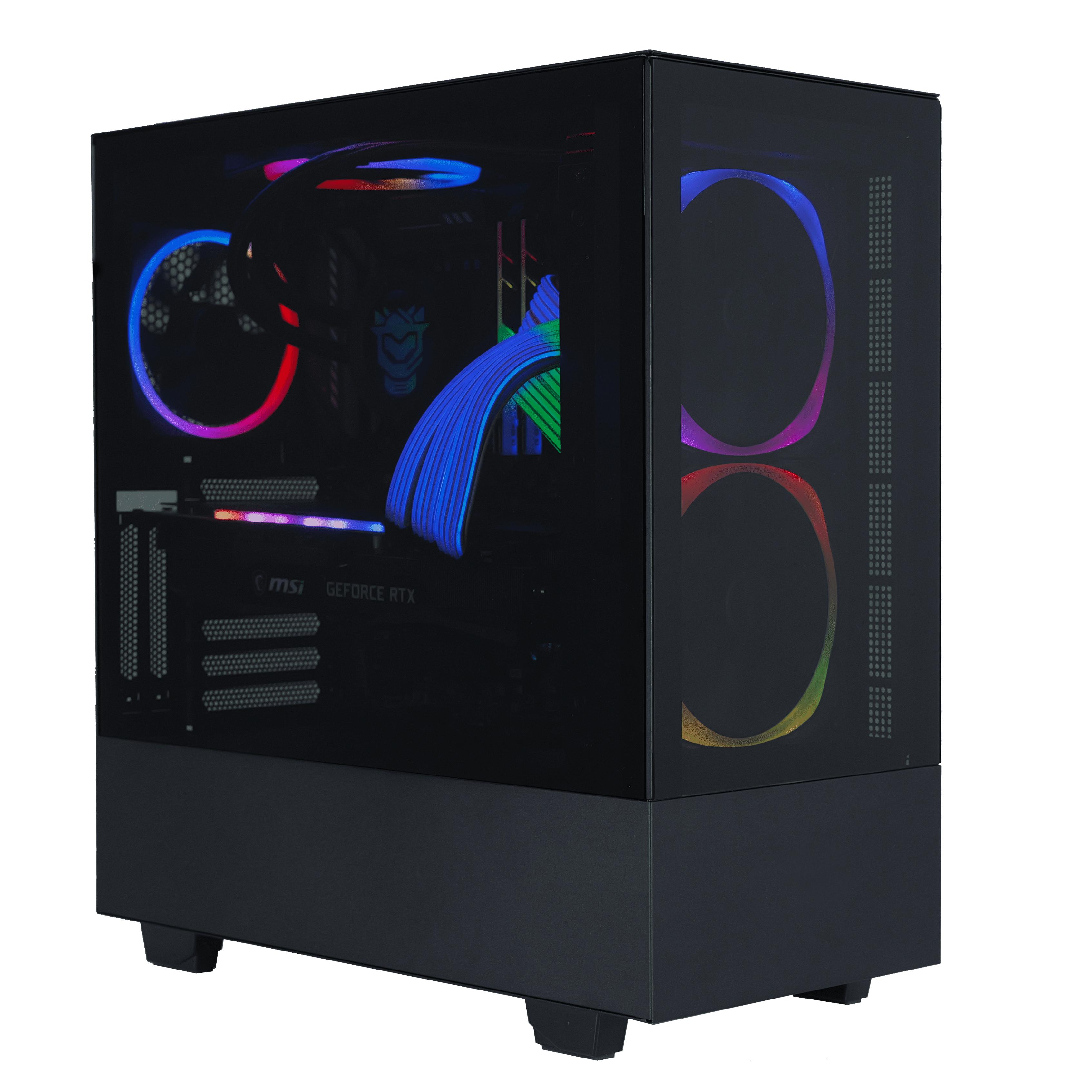 HyperFury Gaming PC — Intel Core i5-12600K (3.7GHz), NVIDIA GeForce RTX 3070Ti, DDR4-3200 RGB 32GB, 2TB NVMe M.2 SSD, Windows 11, WiFi, Xtreme VR